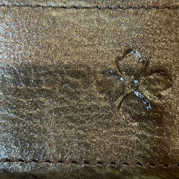 Patricia Nash CAUCHY Wallet Italian Tooled Turquoise Leather - Picture 2 of 10